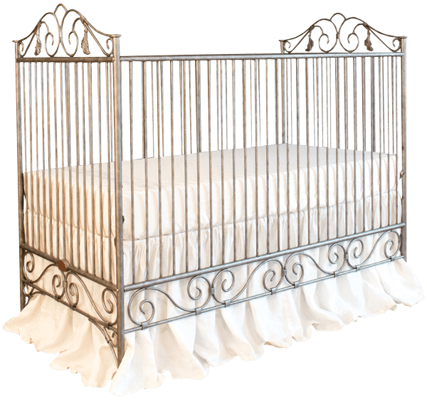 Wrought Iron Infant Bed