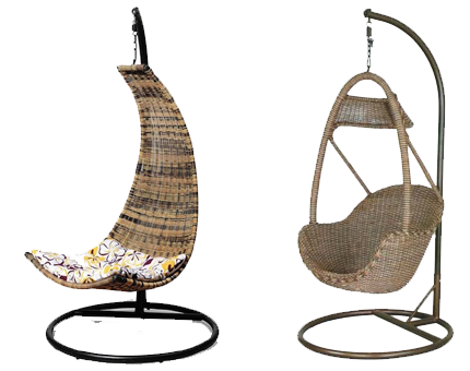Self supportting swing chair